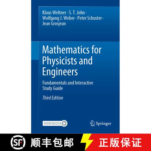 【3-4周达】精装 Mathematics for Physicists and Engineers: Fundamentals and Interactive Study Guide (T... [9783662660676]