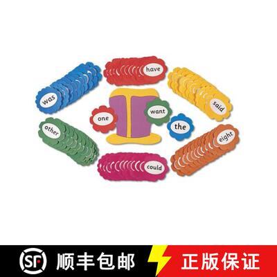 【3-4周达】Jolly Phonics Tricky Word Wall Flowers (in Print Letters) [9781844140466]