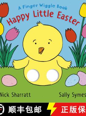 【3-4周达】Happy Little Easter: A Finger Wiggle Book [9781536228380]