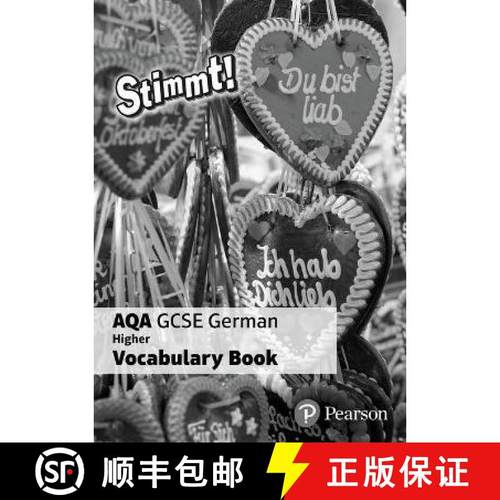 【3-4周达】Stimmt! AQA GCSE German Higher Vocab Book (pack of 8) [9781292133430]