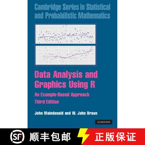 【3-4周达】精装 Data Analysis and Graphics Using R: An Example-Based Approach - Data Analysis and Gra... [9780521762939]