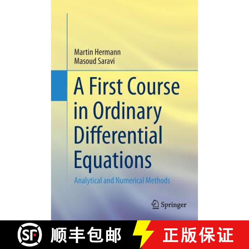 【3-4周达】A First Course in Ordinary Differential Equations : Analytical and Numerical Methods [9788132235279]