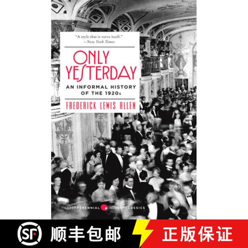 【3-4周达】Only Yesterday: An Informal History of the 1920s [9780060956653]
