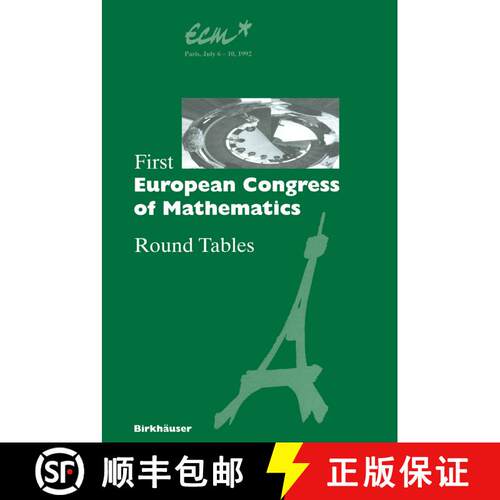 【3-4周达】精装 First European Congress of Mathematics : Paris, July 6-10, 1992 Round Tables [9783764328009]