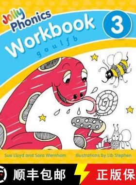 【3-4周达】Jolly Phonics Workbook 3: in Precursive Letters (British English edition) [9781844146536]