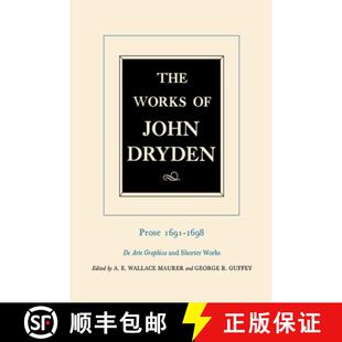 Graphica 1698 1691 Prose and ... Shorter The 9780520021334 Dryden 4周达 Arte Works Volume John