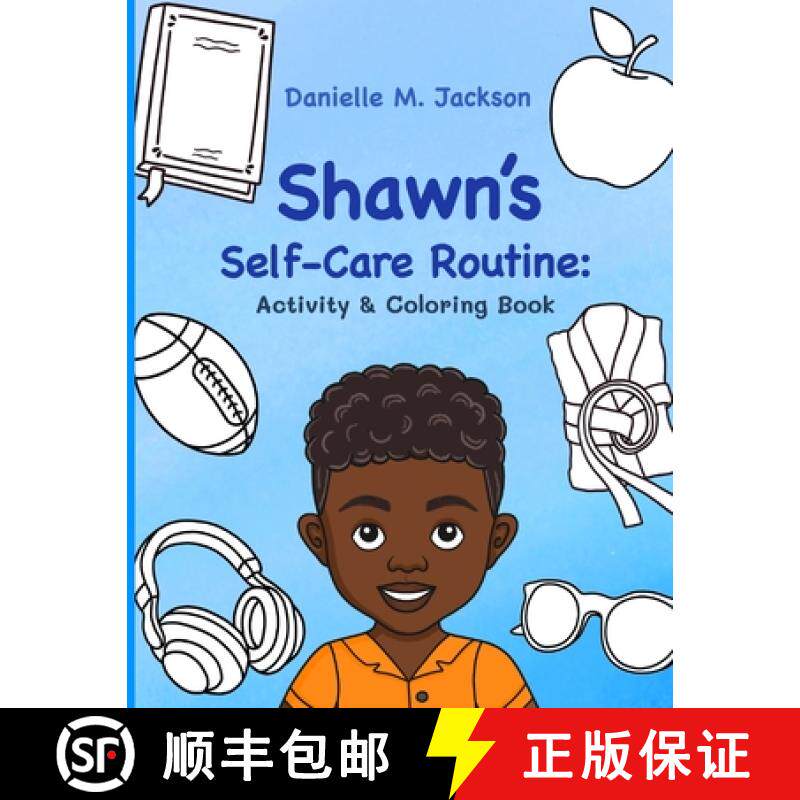 【3-4周达】Shawn's Self-Care Routine: Activity & Coloring Book [9798986779317]