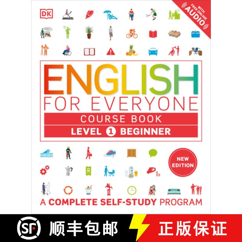 【3-4周达】English for Everyone Course Book Level 1 Beginner: A Complete Self-Study Program [9780593961056]