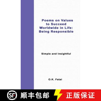 【3-4周达】Poems on Values to Succeed Worldwide in Life - Being Responsible: Simple and Insightful [9780473467371]