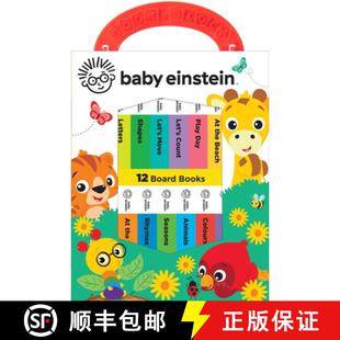 【3-4周达】Baby Einstein! - 12 Board Books [9781503761940]