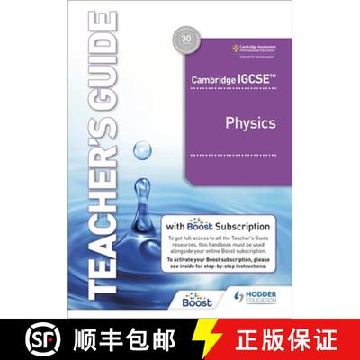 【3-4周达】Cambridge IGCSE (TM) Physics Teacher's Guide with Boost Subscription Booklet [9781398310568]