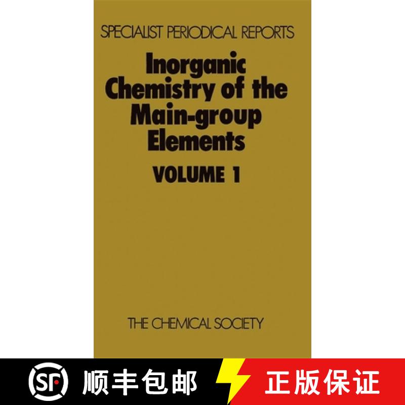 【3-4周达】Inorganic Chemistry of the Main-Group Elements : Volume 1 [9780851867526]