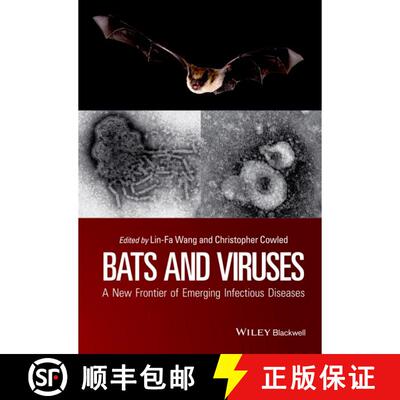 【3-4周达】精装 Bats And Viruses: A New Frontier Of Emerging Infectious Diseases [Wiley生命科学] [9781118818732]
