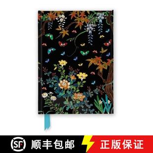 Ashmolean 9781804173077 Journal Flowers 3周达 and Cloisonné Museum Foiled Casket Butterflies with