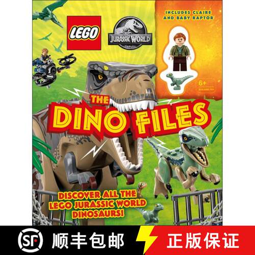 【3-4周达】Lego Jurassic World the Dino Files: With Lego Jurassic World Claire Minifigure and Baby Ra... [9780744028539]
