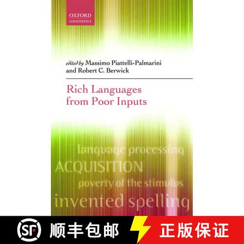 【3-4周达】精装 Rich Languages From Poor Inputs [9780199590339]