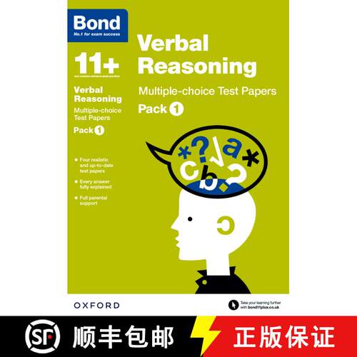 【3-4周达】Bond 11+: Verbal Reasoning: Multiple-choice Test Papers (for GL Assessment & other 11 plus... [9780192740892]