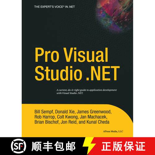 【3-4周达】Pro Visual Studio .NET (First Edition) [9781590593684]