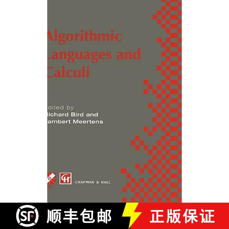 【3-4周达】Algorithimic Languages and Calculi [9780412820502]