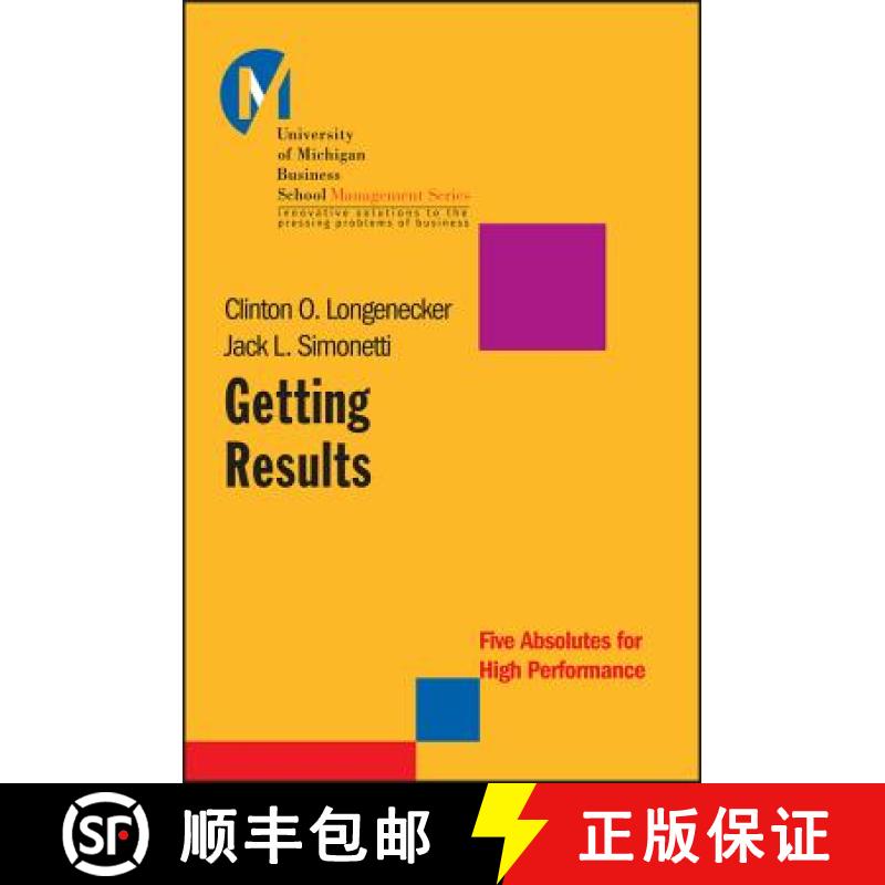 【3-4周达】Getting Results: Five Absolutes For High Performance [Wiley经管] [9781119185338]