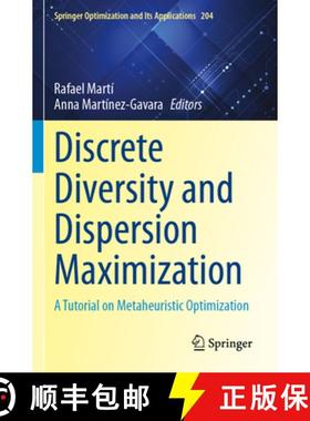 【3-4周达】Discrete Diversity and Dispersion Maximization: A Tutorial on Metaheuristic Optimization [9783031383120]