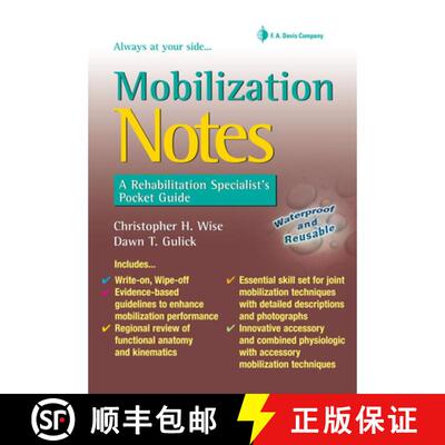 【3-4周达】Mobilization Notes – A Rehabilitation Specialist`s Pocket Guide [9780803620964]