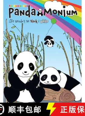 【3-4周达】Technicolour Panda Monium Colouring Book: Life Needn't Be Black & White [9781912155958]