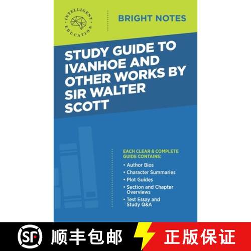 【3-4周达】Study Guide to Ivanhoe and Other Works by Sir Walter Scott [9781645424024]