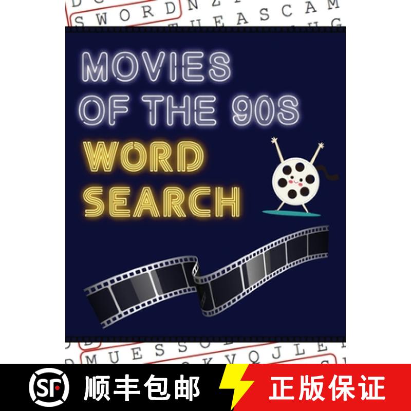 【3-4周达】Movies of the 90s Word Search: 50+ Film Puzzles | With Hollywood Pictures | Have Fun Solvi... [9781952772559]