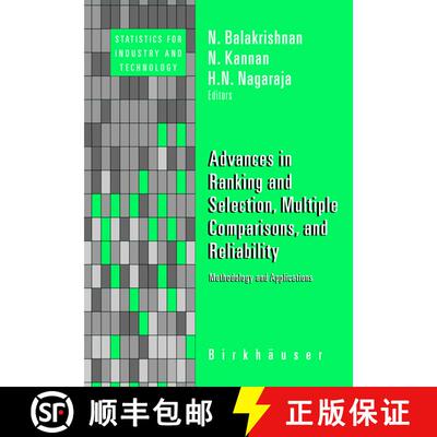 【3-4周达】精装 Advances in Ranking and Selection, Multiple Comparisons, and Reliability : Methodolog... [9780817632328]