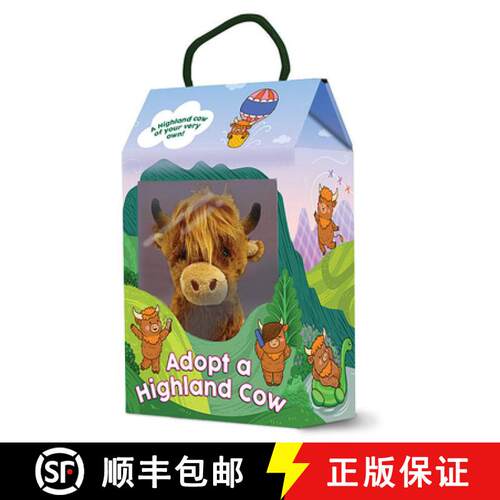 【3-4周达】Adopt a Highland Cow (Adopt A...): Book and Plush [9798225068295]