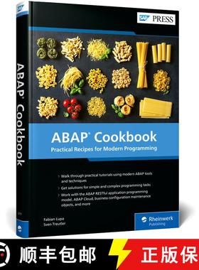 预订 ABAP Cookbook: Practical Recipes for Modern Programming [9781493227778]
