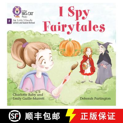 【3-4周达】I Spy Fairytales: Foundations for Phonics [9780008548537]