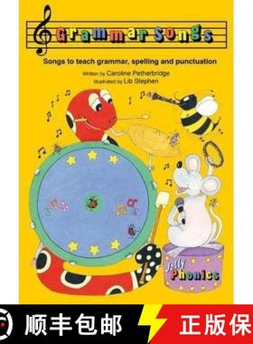 【3-4周达】Grammar Songs : In Precursive Letters (British English edition) [9781844144341]