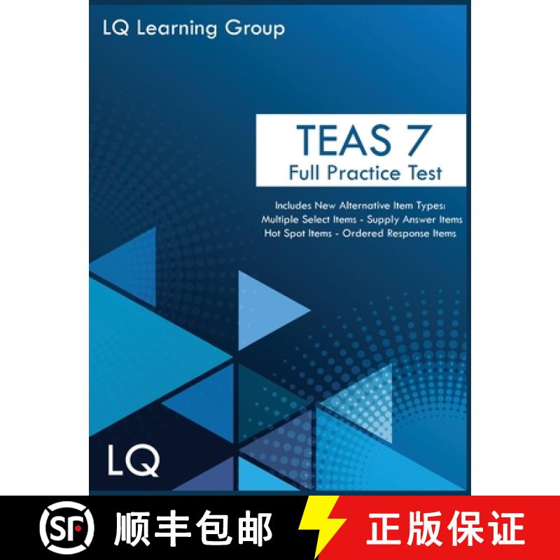 【3-4周达】TEAS 7 Full Practice Test [9781649269997]