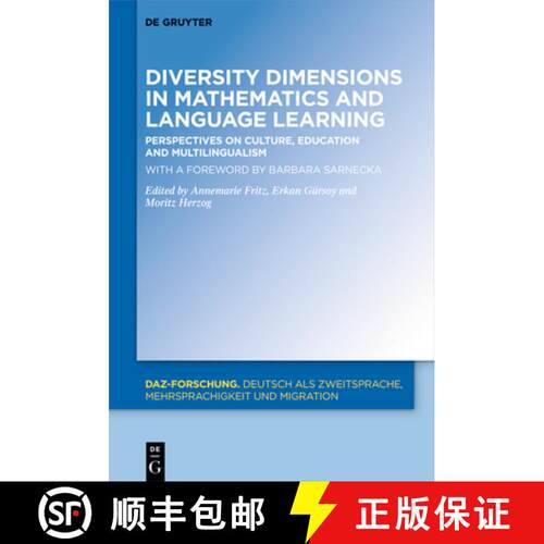 【3-4周达】精装 Diversity Dimensions in Mathematics and Language Learning: Perspectives on Culture, E... [9783110661040]