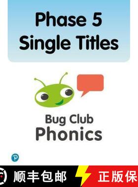 【3-4周达】Phonics Bug Phase 5 Single Titles [9781408260968]