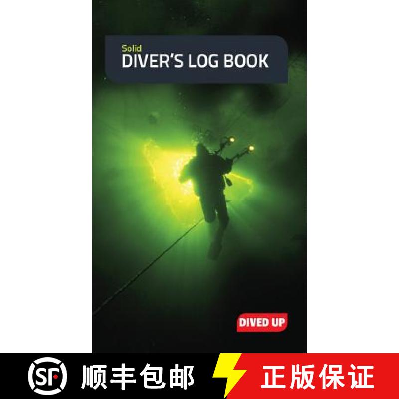 【2-3周达】Solid Diver's Log Book: (Water-resistant hardcover 70-dive diving log book) [9781909455061]