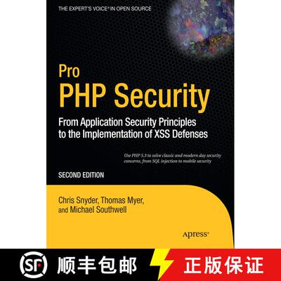 【3-4周达】Pro PHP Security : From Application Security Principles to the Implementation of XSS Defen... [9781430233183]