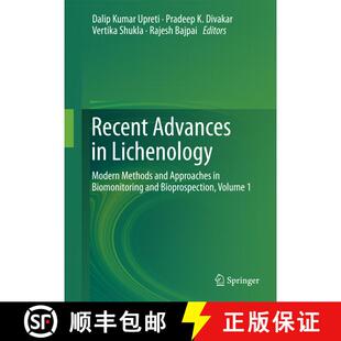 【3-4周达】精装 Recent Advances in Lichenology : Modern Methods and Approaches in Biomonitoring and B... [9788132221807]