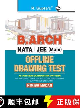 预订 B. Arch/NATA/JEE (Main) Offline Drawing Test: As Per New Pen & Paper Style [9789386298270]