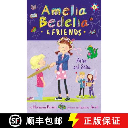 【3-4周达】精装 Amelia Bedelia & Friends #3: Amelia Bedelia & Friends Arise and Shine [9780062961846]