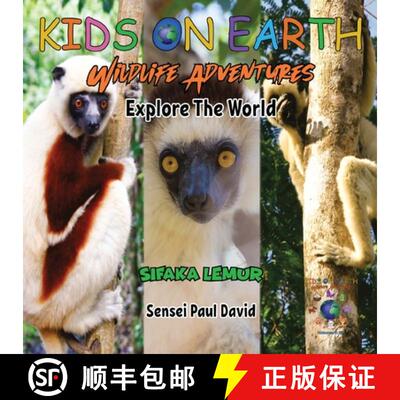 【3-4周达】KIDS ON EARTH Wildlife Adventures - Explore The World Sifaka Lemur - Madagascar [9781778484193]