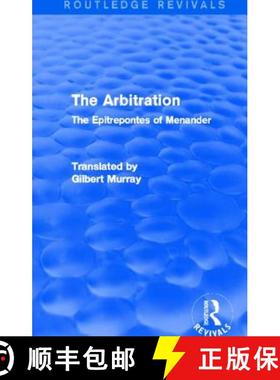 【3-4周达】Arbitration (Routledge Revivals): The Epitrepontes of Menander [9780415730389]