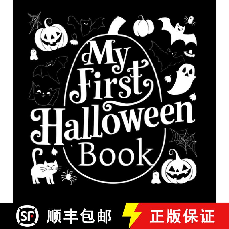 【3-4周达】High Contrast Baby Book - Halloween: My First Halloween High Contrast Baby Book For Newbor... [9789843564597]