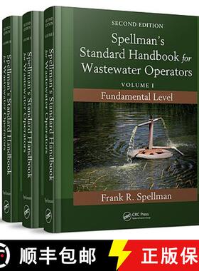【3-4周达】Spellman's Standard Handbook for Wastewater Operators (3 Volume Set) [9781439818909]