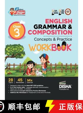 【3-4周达】Perfect Genius Class 3 English Grammar & Composition Concepts & Practice Workbook | Follow... [9789355644725]