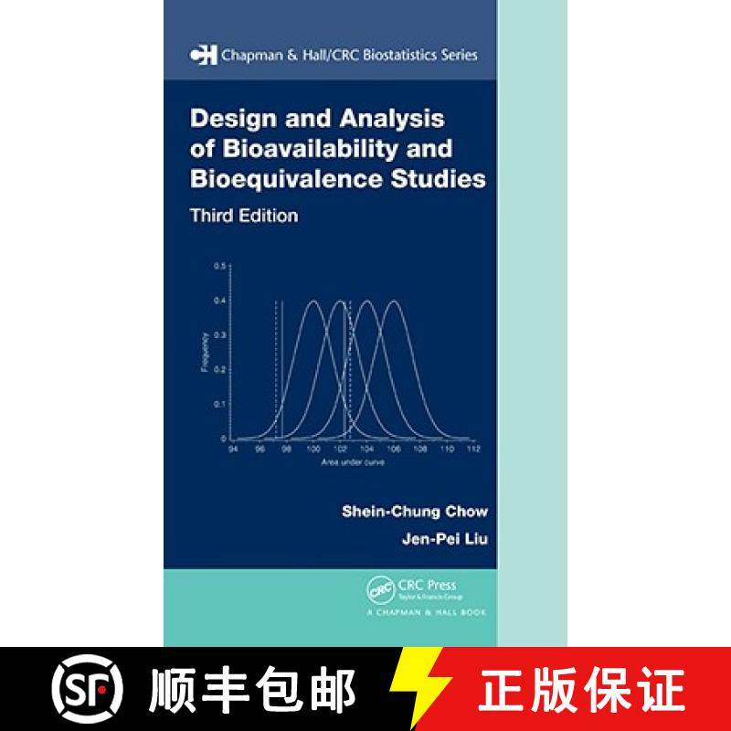 【3-4周达】Design and Analysis of Bioavailability and Bioequivalence Studies [9781584886686]