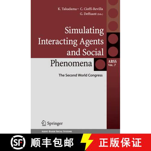 【3-4周达】Simulating Interacting Agents and Social Phenomena : The Second World Congress [9784431540816]