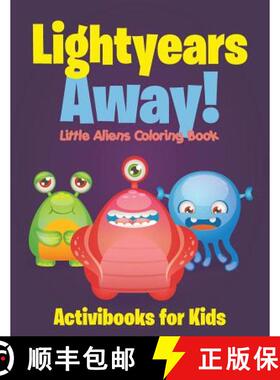 【3-4周达】Lightyears Away! Little Aliens Coloring Book [9781683218043]